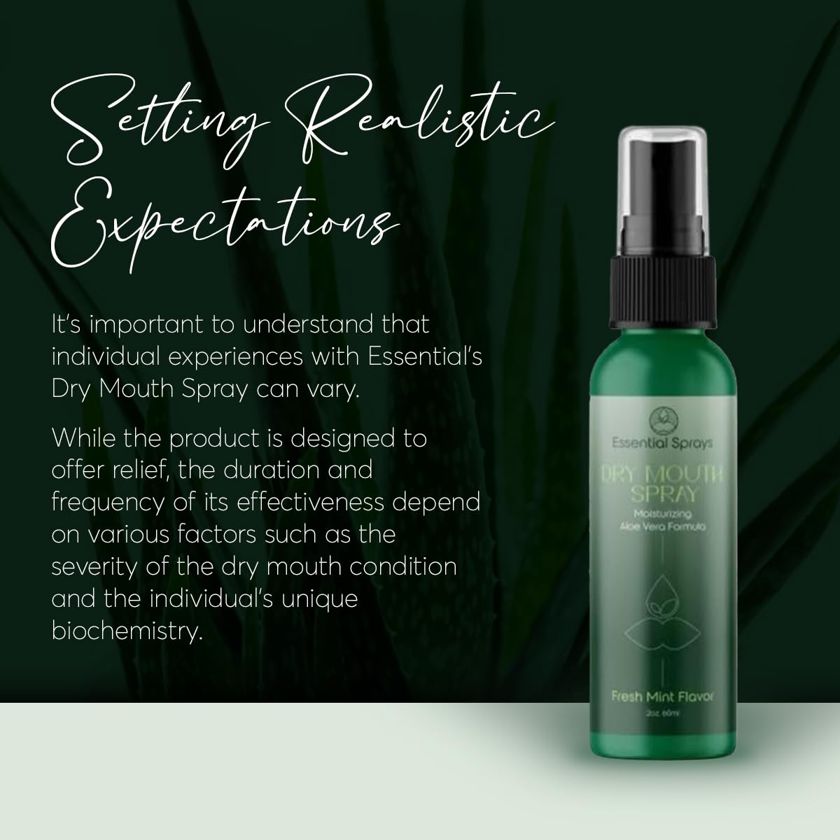 Concept image of dentist-formulated oral care solution