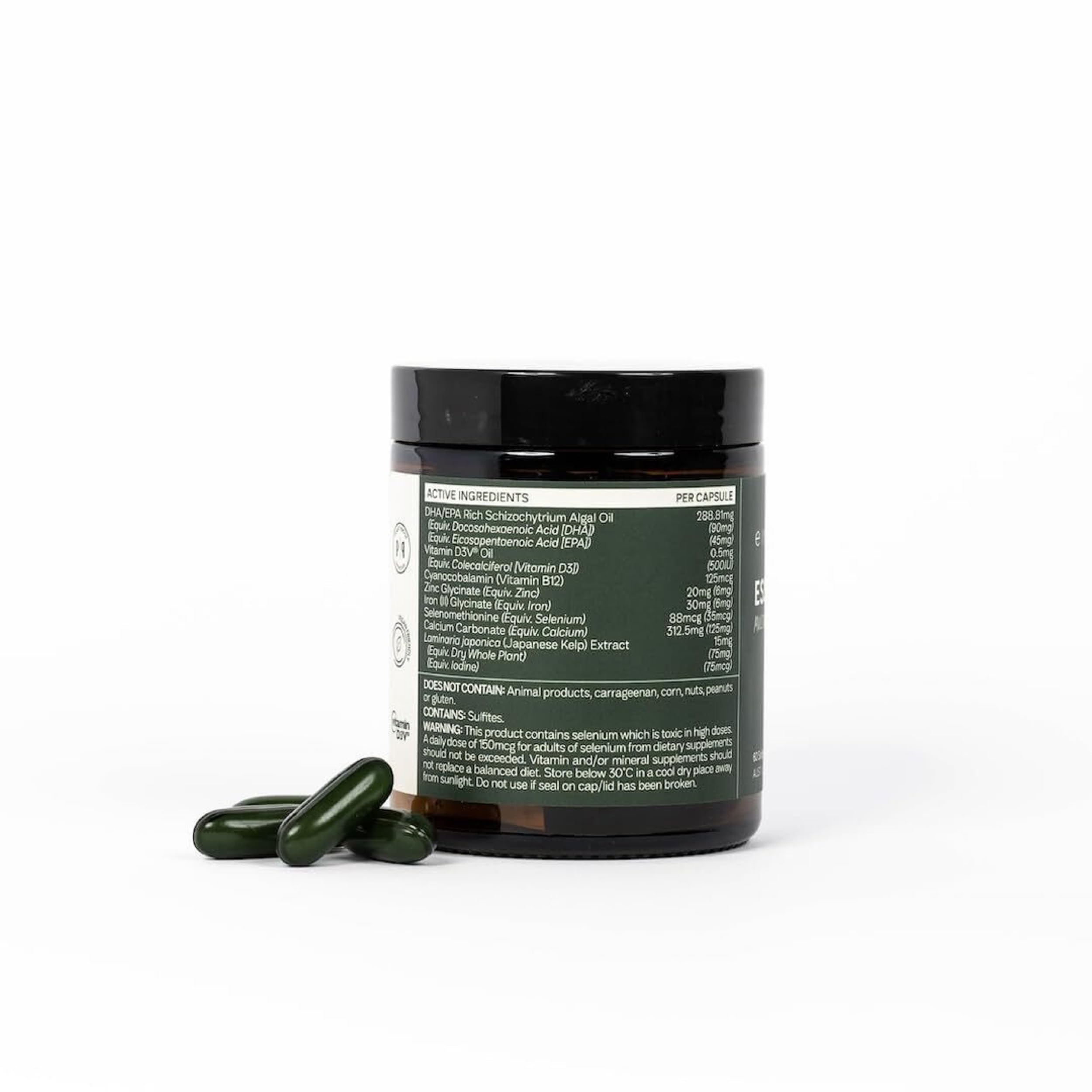 Graphic illustrating energy and immune support from Essential 8