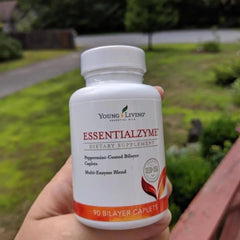 Close-up of Essentialzyme tablets