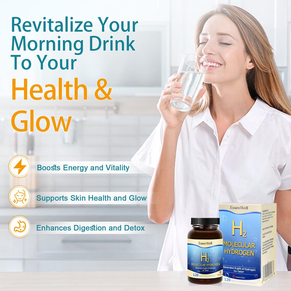 Dissolving molecular hydrogen tablets in water