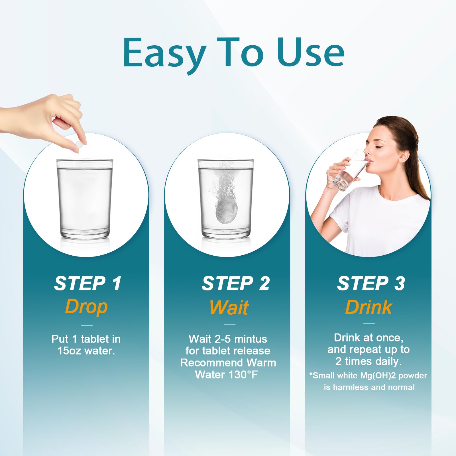 Post-workout recovery with hydrogen tablets