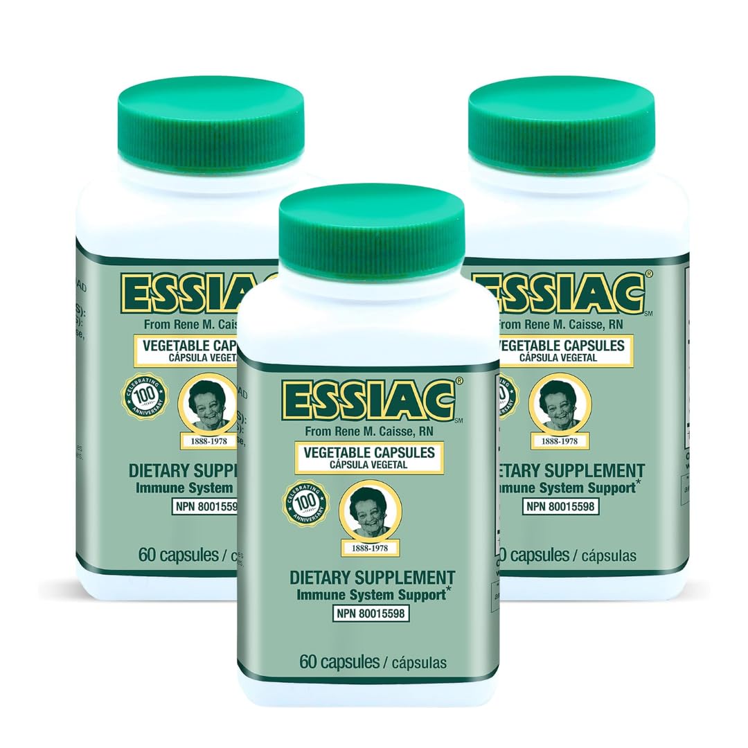 Essiac Tea 60 capsules pack 3 front view