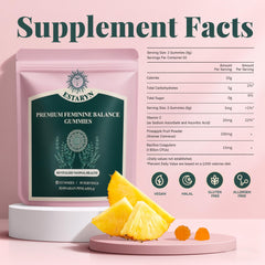 Close-up of tropical Hawaiian pineapple-flavored gummies
