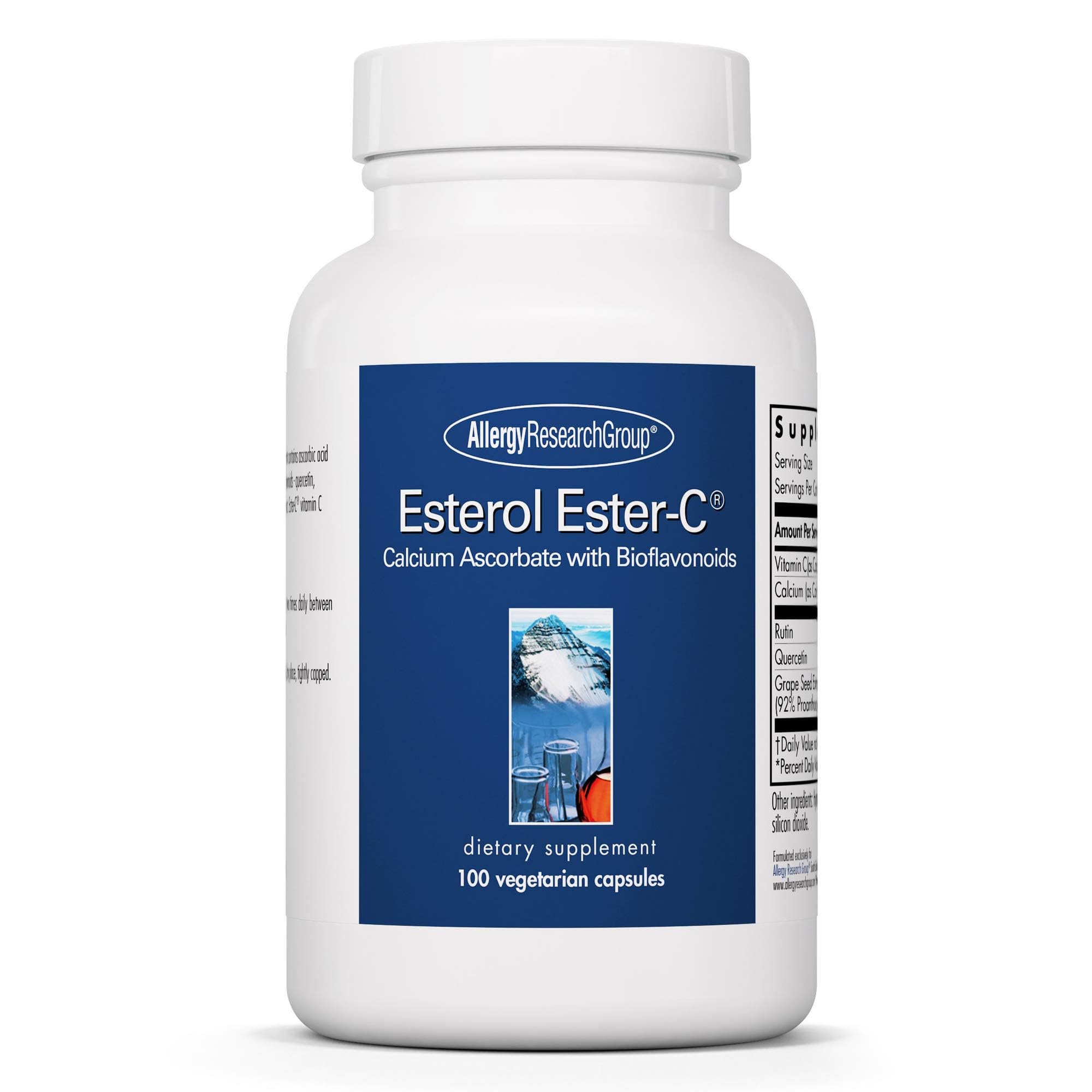 Esterol Ester-C bottle with capsules illustrating immune support