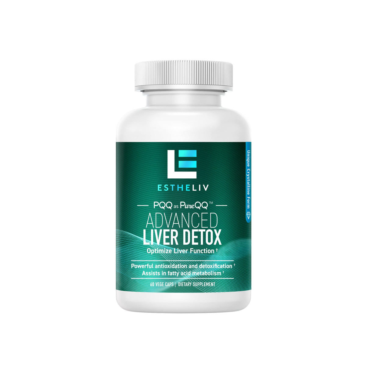 ESTHELIV Advanced Liver Detox bottle with 60 Vege Caps
