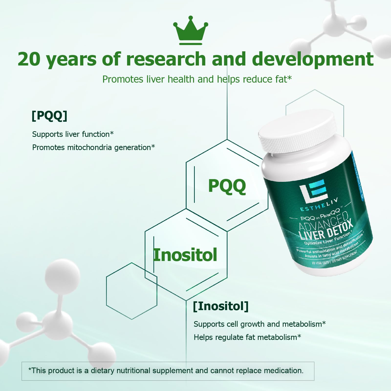 ESTHELIV biomarker chart illustration suggesting potential liver health insights and trends.
