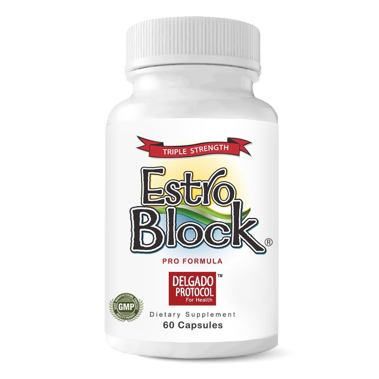 Estroblock PRO Triple Strength bottle and packaging