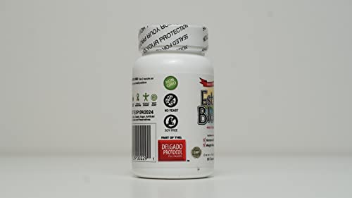 Close-up of Estroblock PRO label