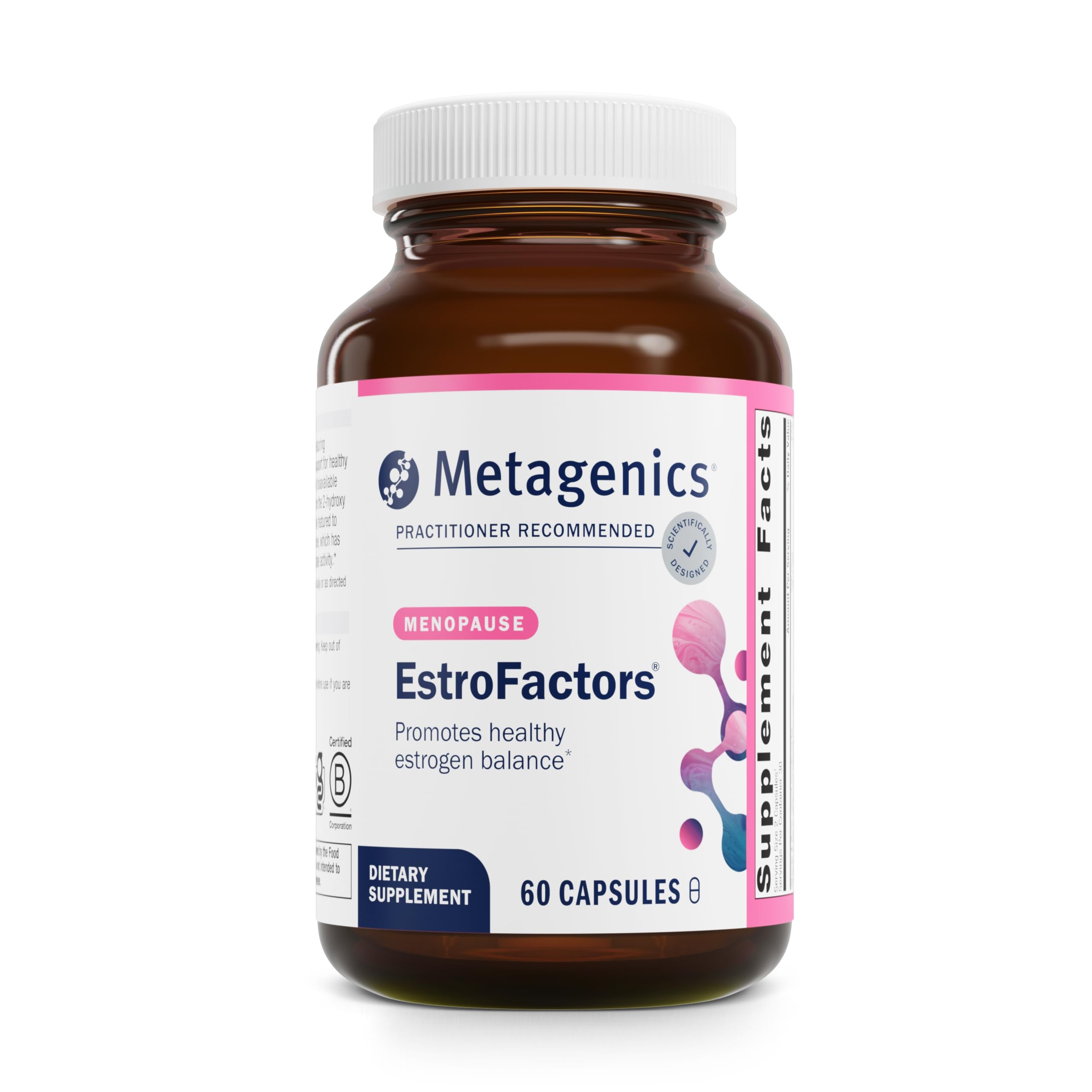 Metagenics EstroFactors bottle label