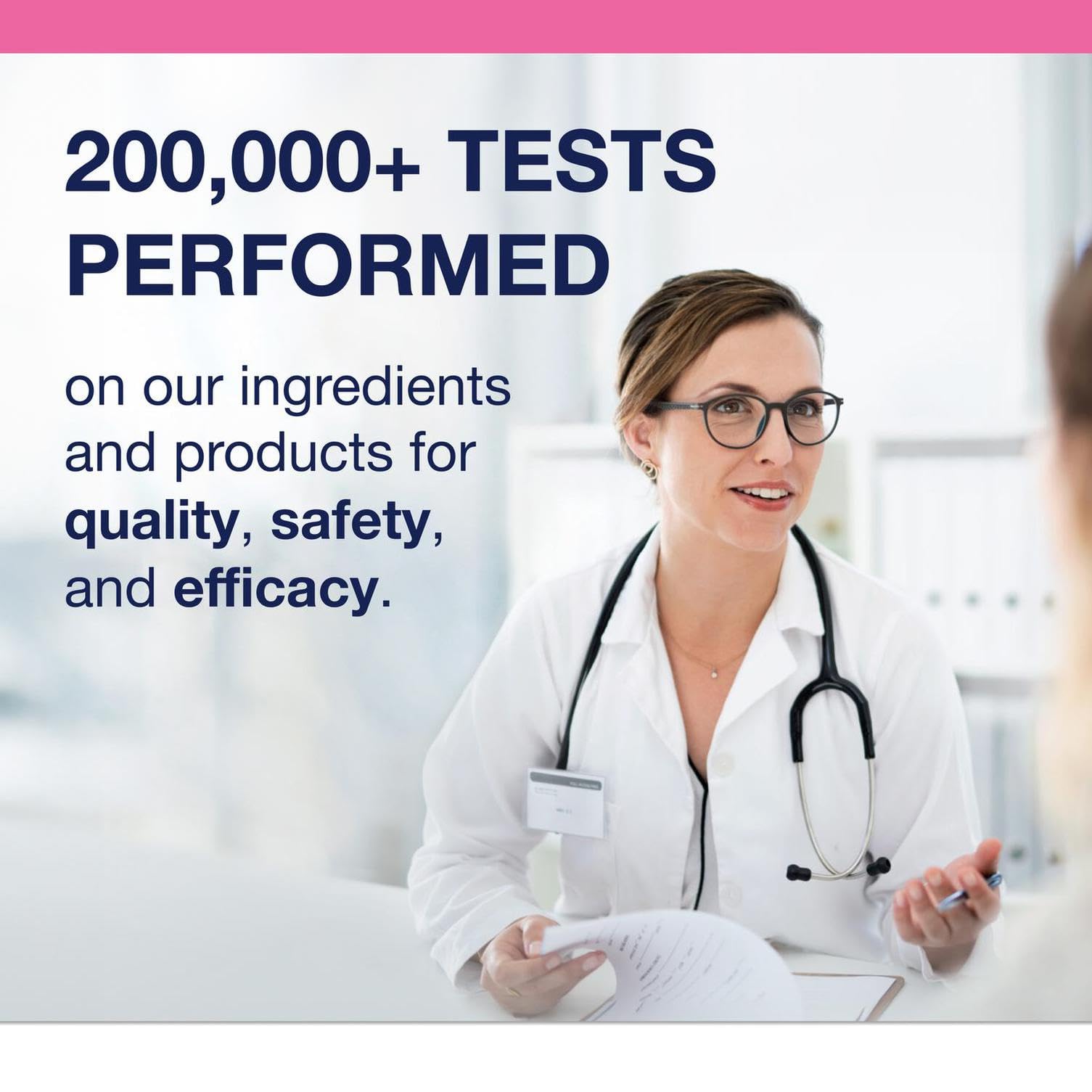 GMP-certified manufacturing and third-party testing seal