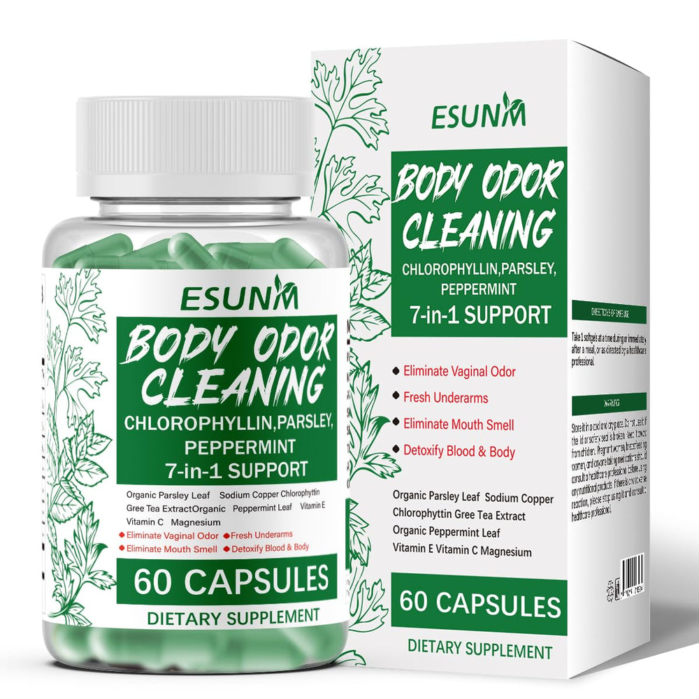 ESUNM Chlorophyll Capsules 650 mg – internal deodorant