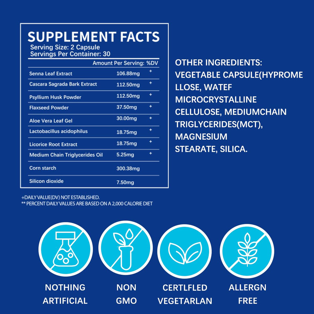 Close-up of vegan digestive enzyme capsules