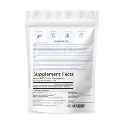 Close-up of HA powder texture indicating 98%+ purity