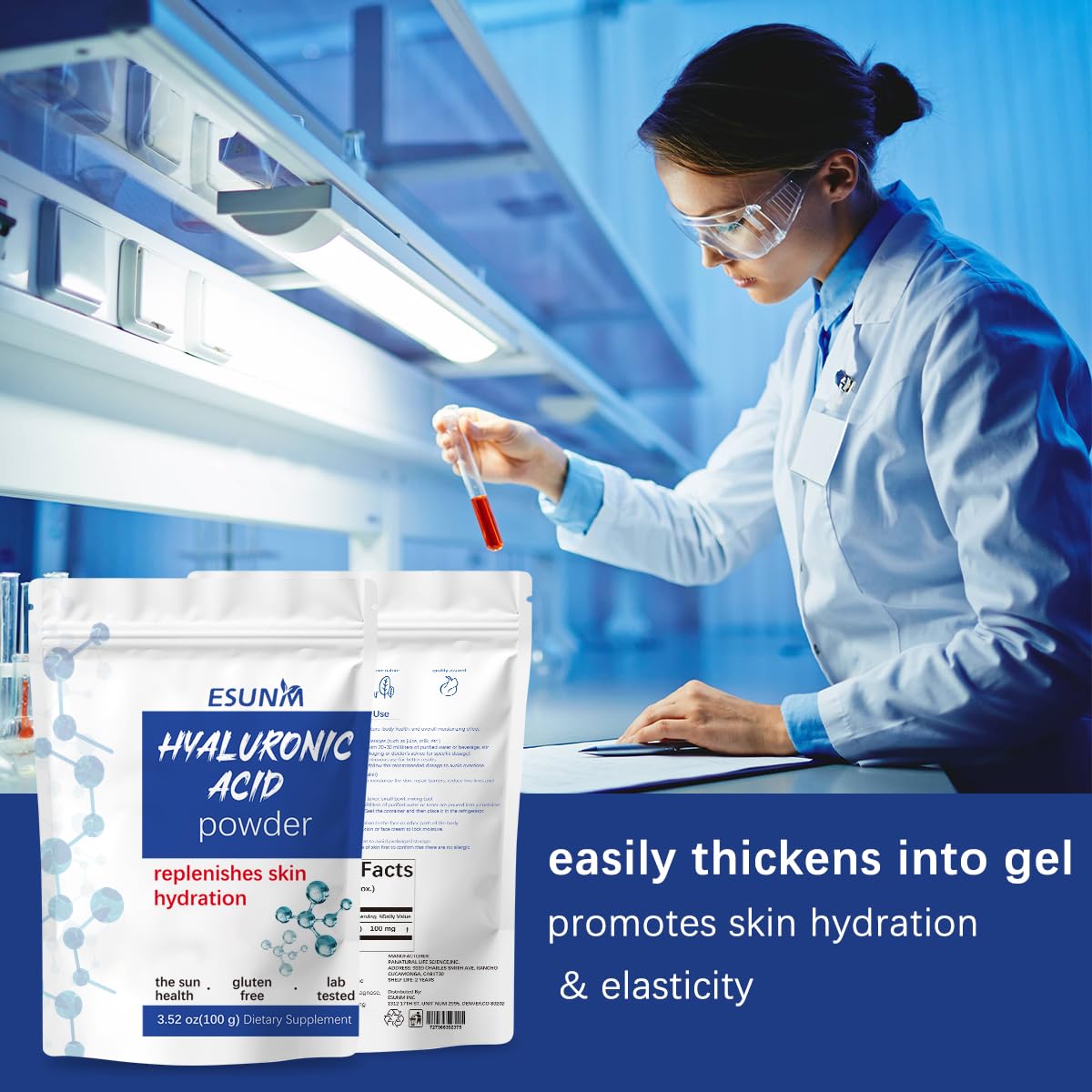 DIY serum preparation with HA powder