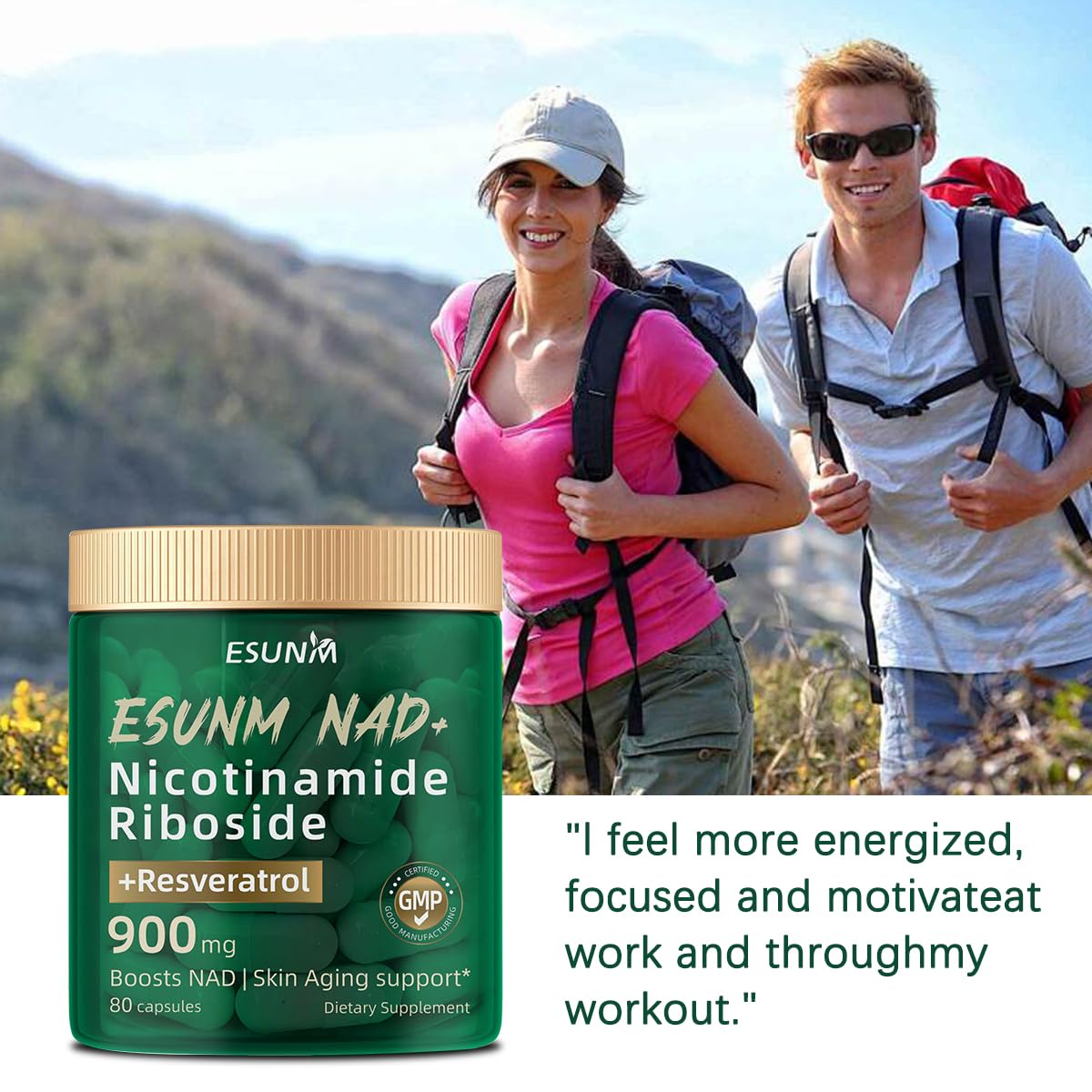 Energy, focus and immune support graphic