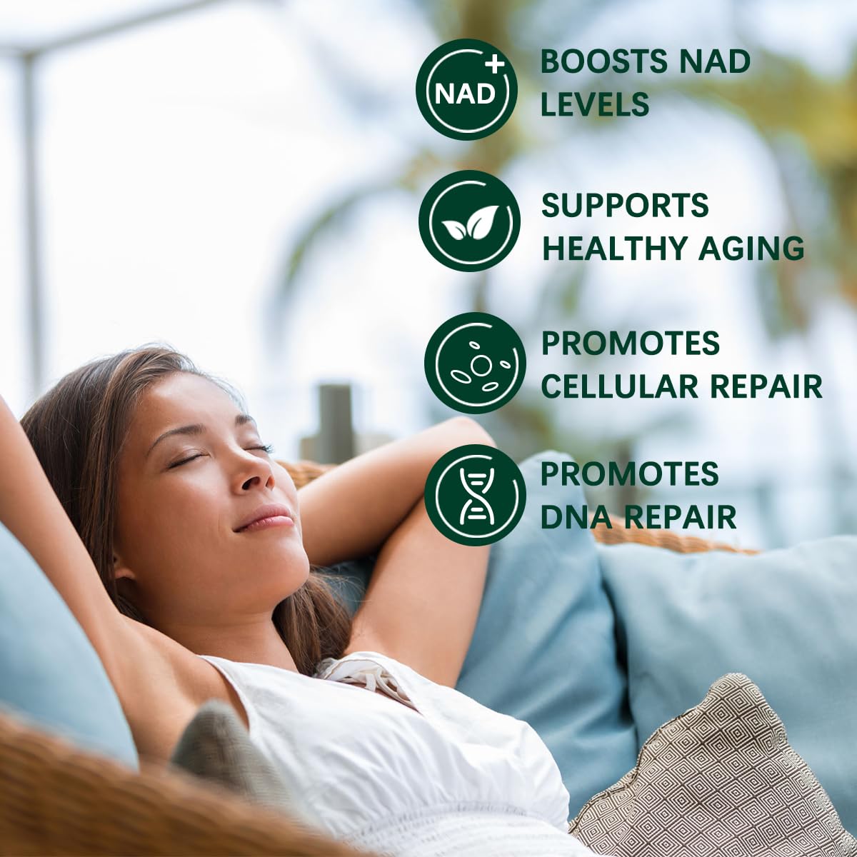 Liposomal delivery graphic for NR and Resveratrol