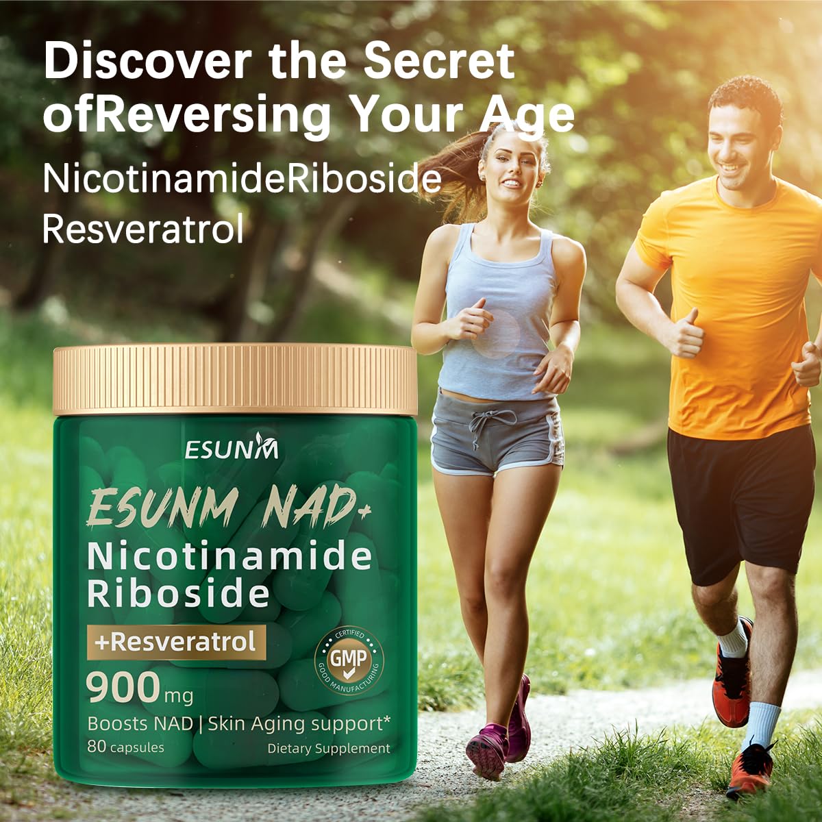 Packaging details and product labeling for ESUNM NMNH