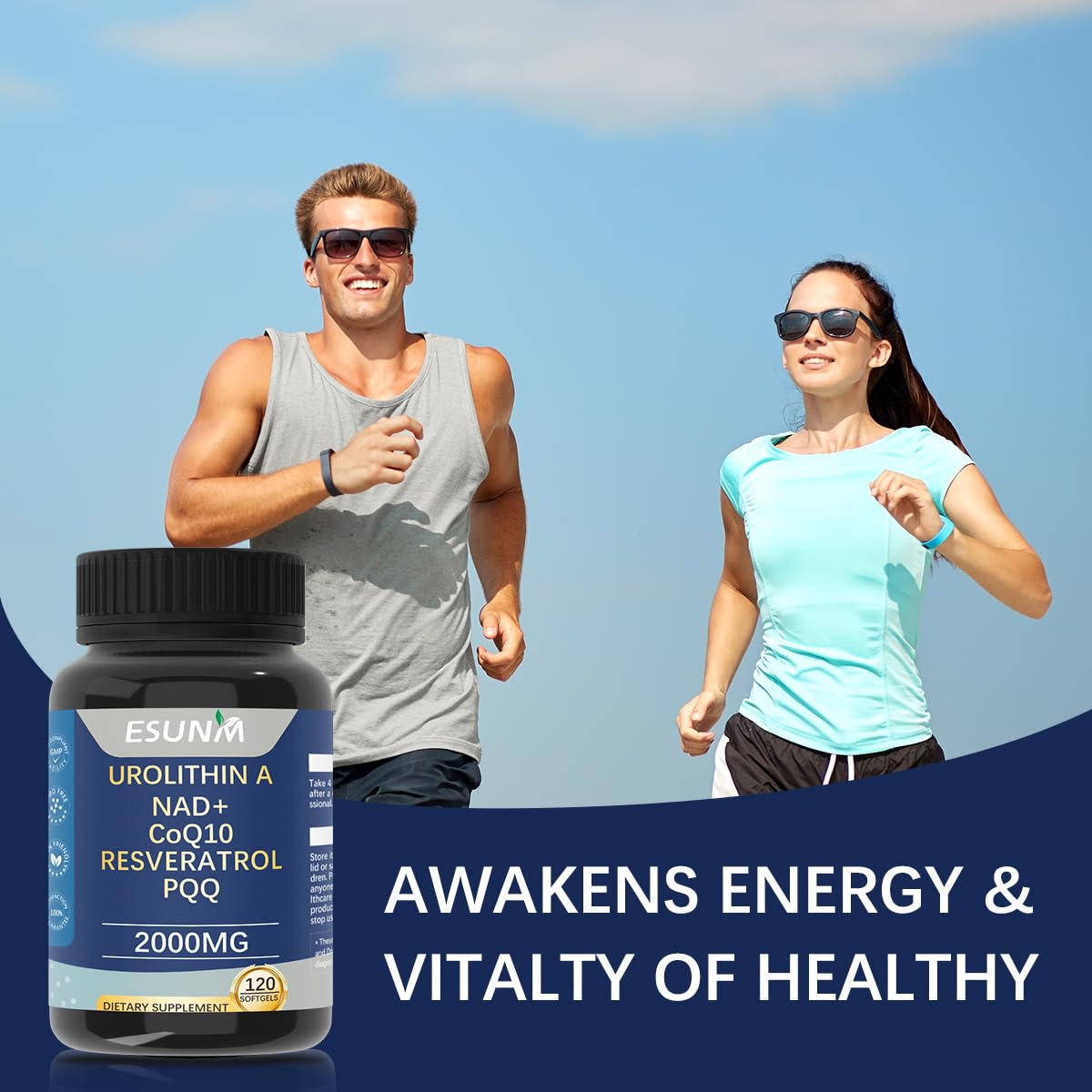 Third-party testing badge and GMP facility label