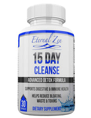 Eternal Zen colon cleanser bottle and label