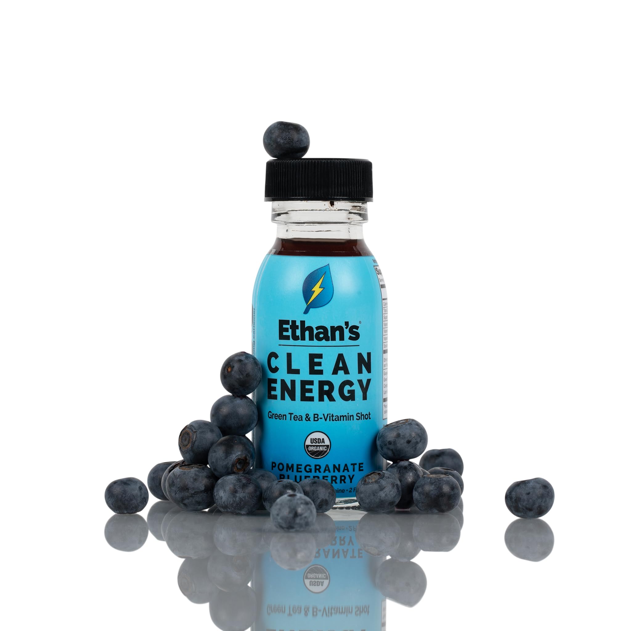 Two-pack of Ethan's Organic Clean Energy Shots (2oz each)