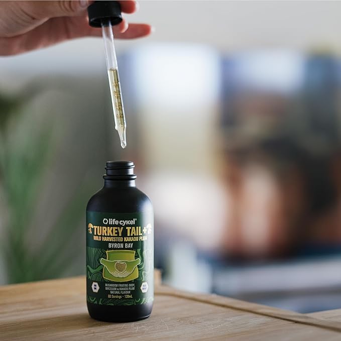 Ethically sourced, wild-harvested turkey tail mushrooms