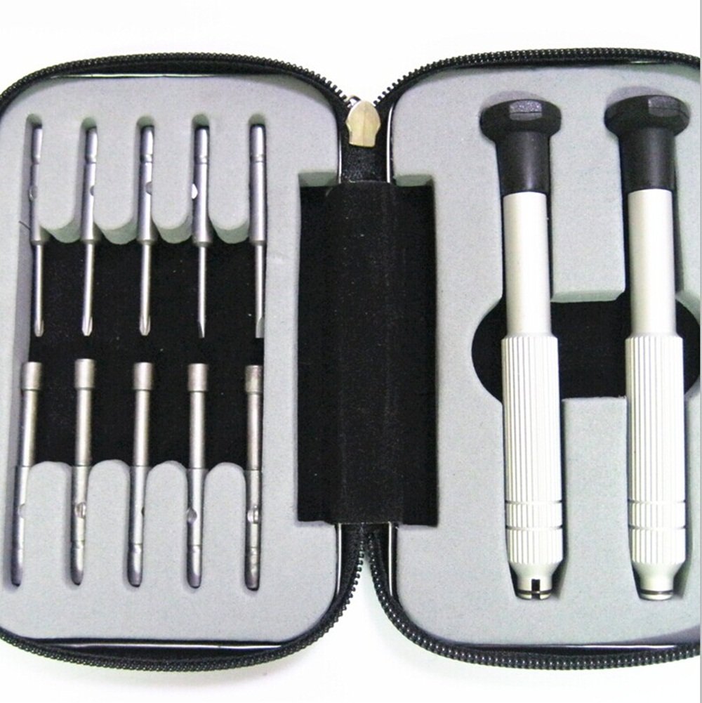 Compact tool set suitable for eyeglasses, watches, phones