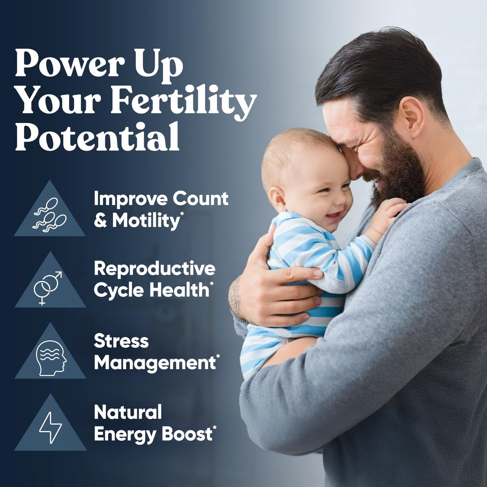Eu Natural Conception For Him capsules close-up showcasing easy daily intake