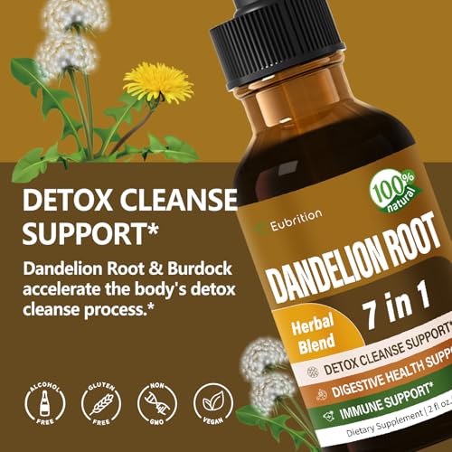 Close-up of European Organic Dandelion Root in tincture