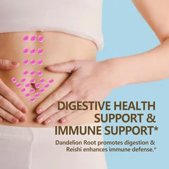 Organic Dandelion Root tincture bottle label