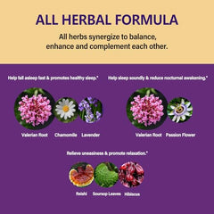 Passion flower and hibiscus components in the tincture