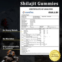 Illustration of 85+ trace minerals present in Shilajit gummies