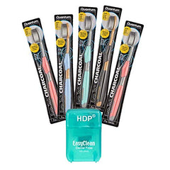 Euro-Tech Toothbrush Pack of 5 with Charcoal - front view