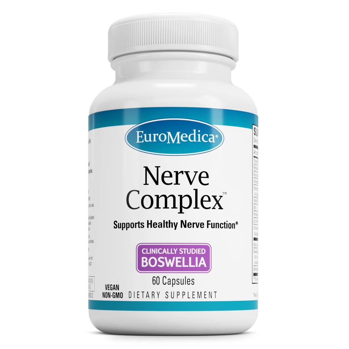 EuroMedica Nerve Complex bottle and capsules