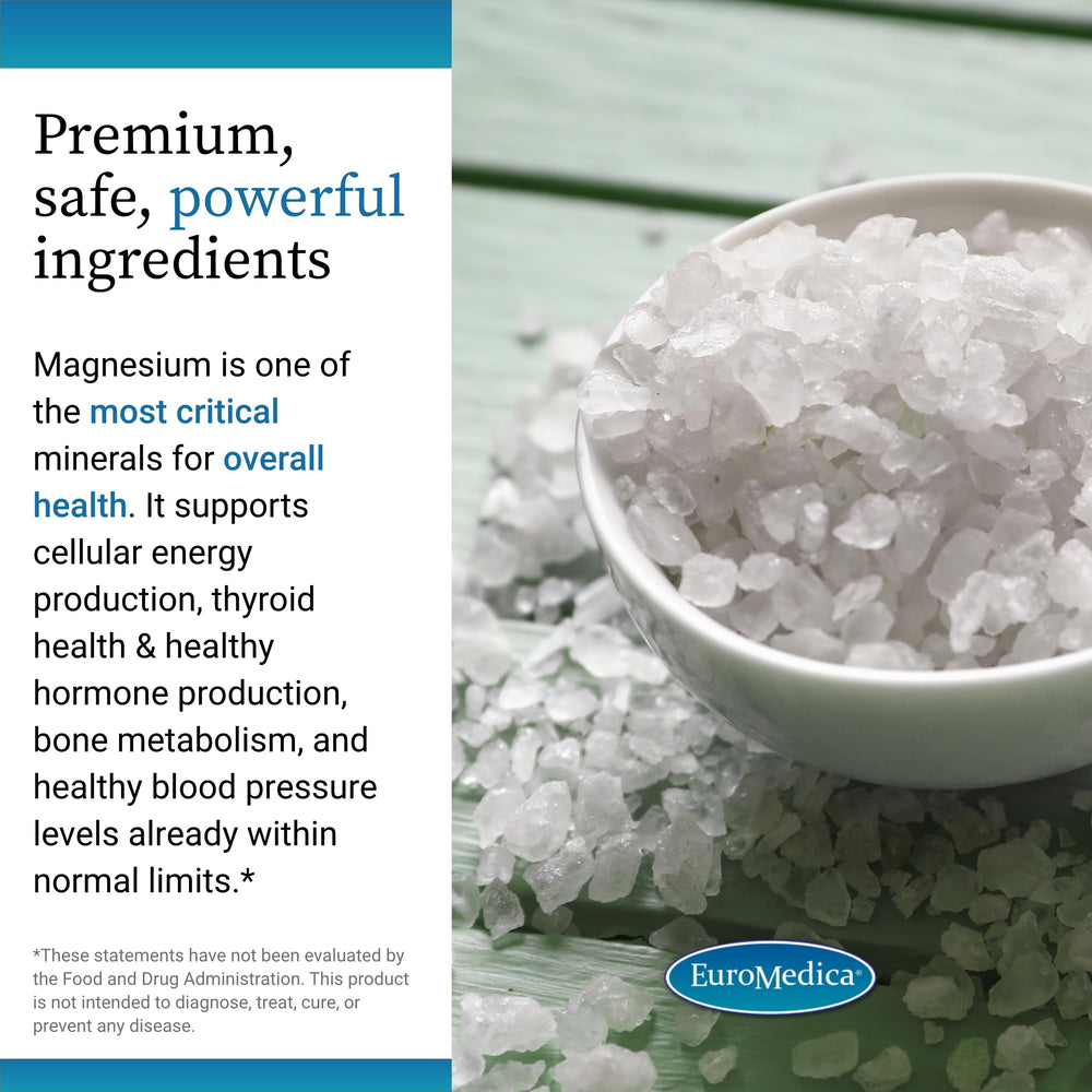 Vegan capsules of EuroMedica Magnesium + P-5-P