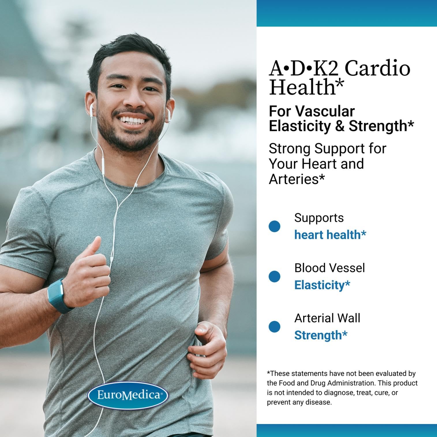 Graphic highlighting vascular elasticity support from Cardio Health