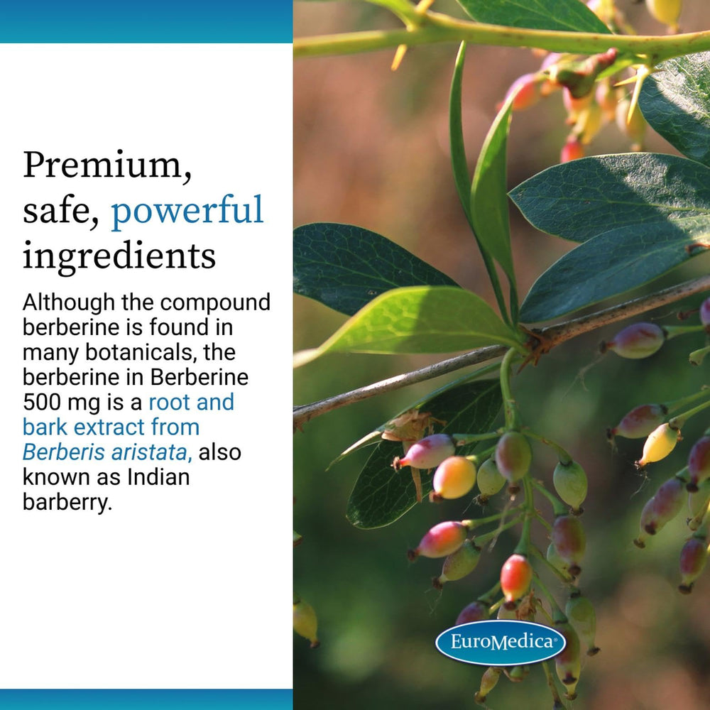EuroMedica Berberine product label and branding