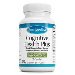 EuroMedica Cognitive Health Plus bottle and packaging