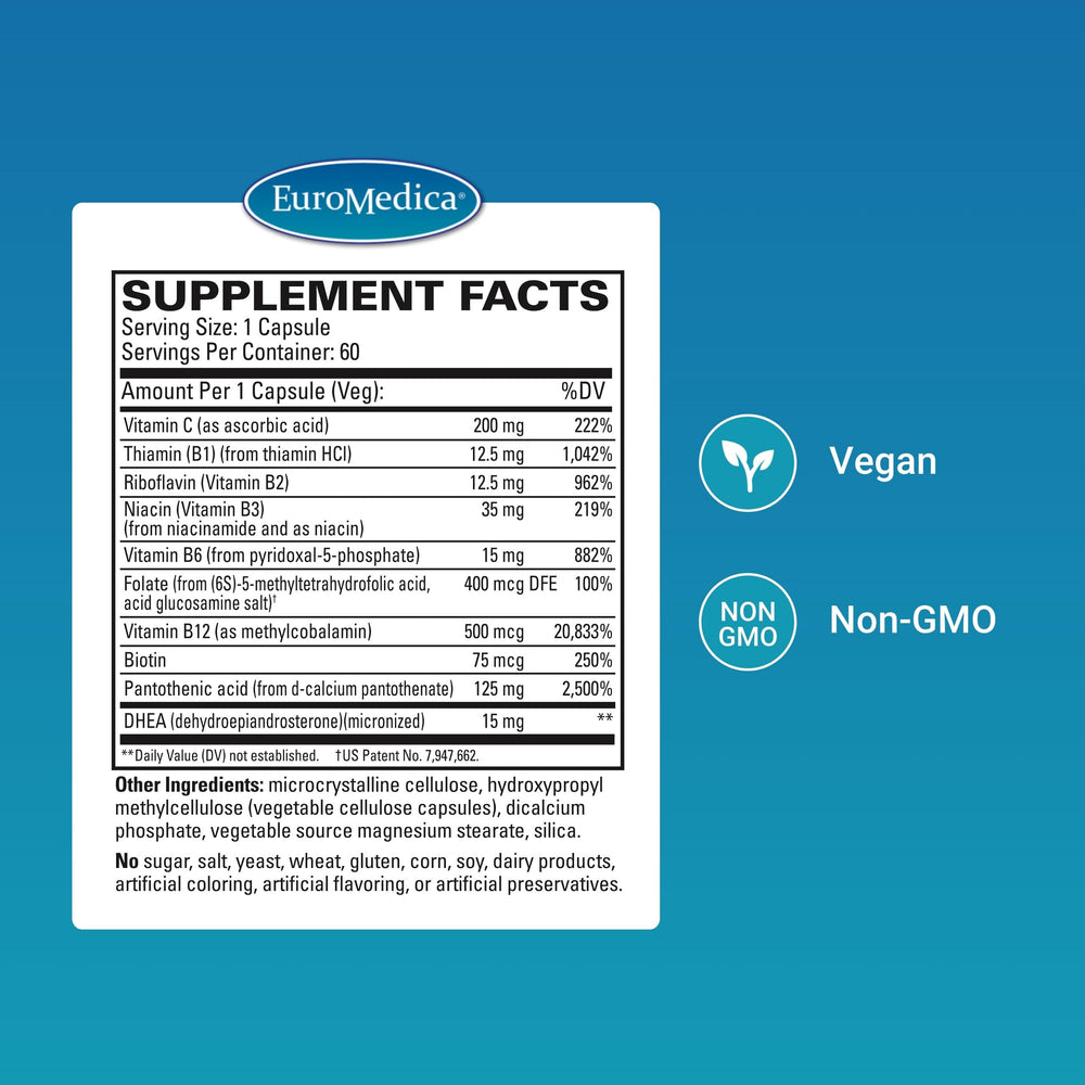 Capsules inside a bottle for cortisol stress support