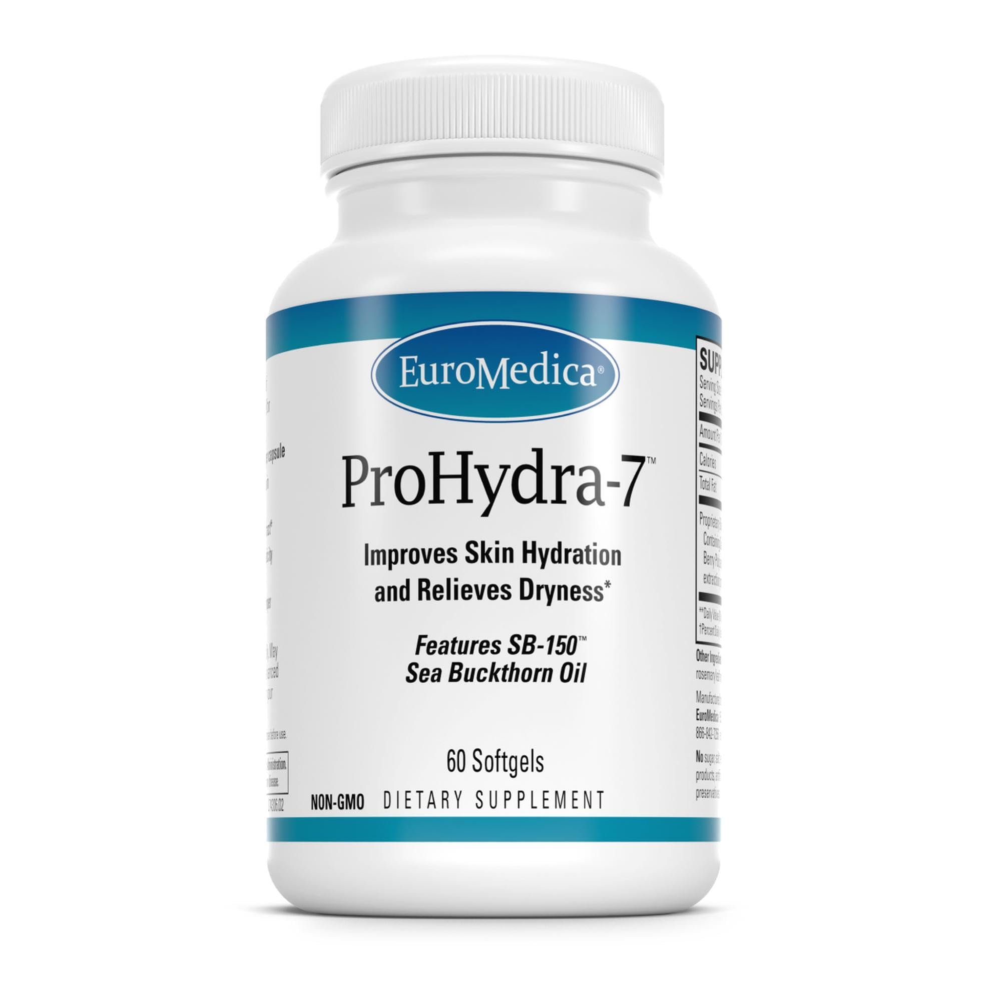 EuroMedica ProHydra-7 bottle and capsules