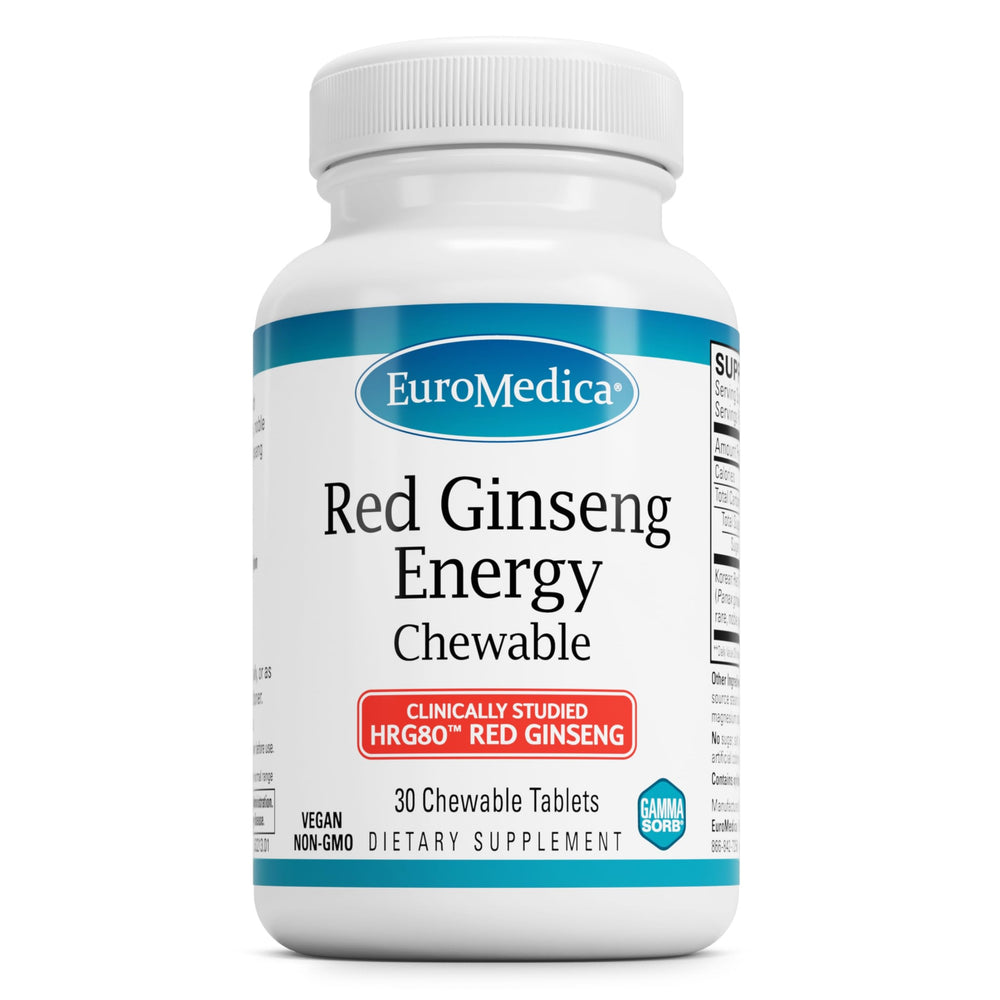 EuroMedica Red Ginseng Energy packaging on white background