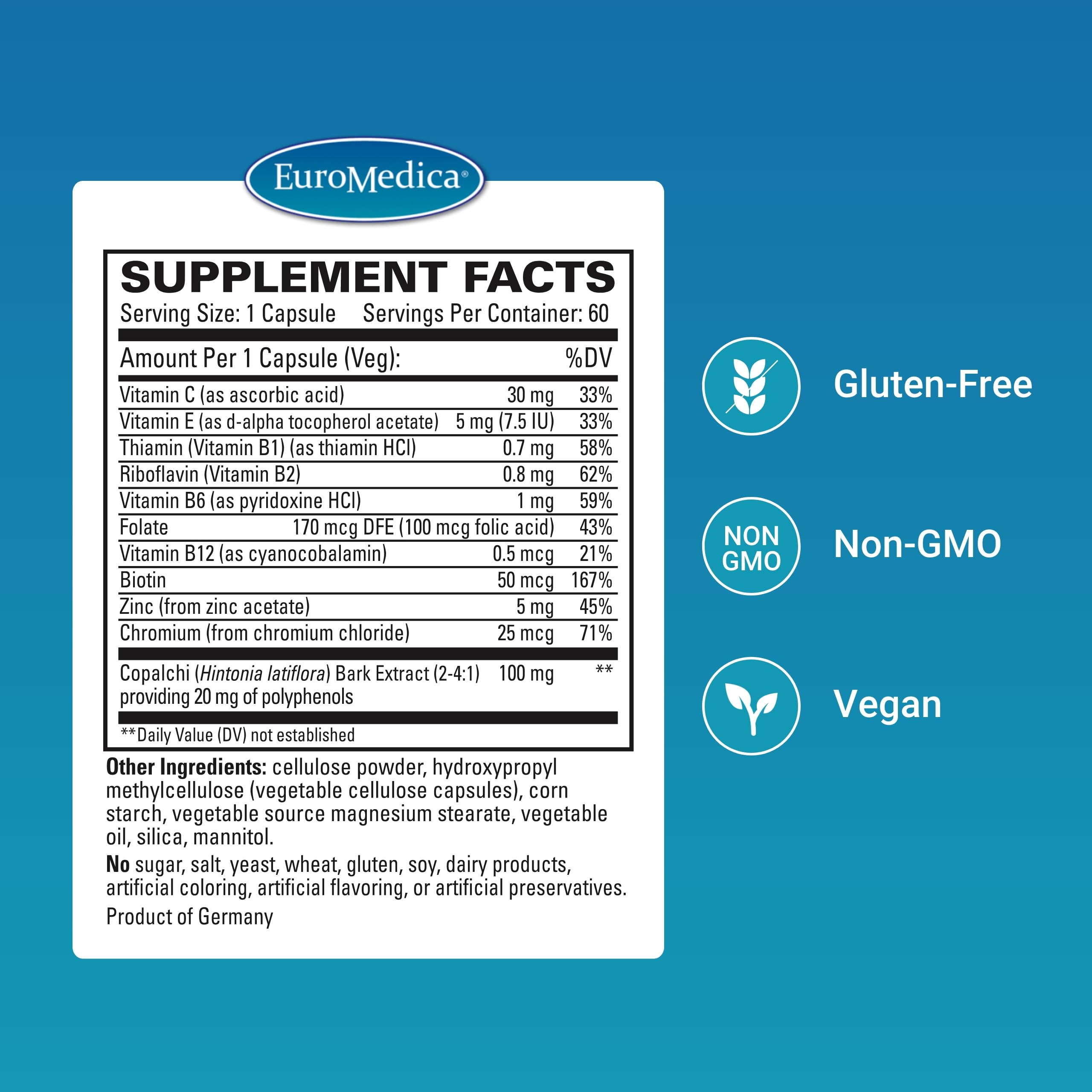 Close-up of EuroMedica Sucontral D bottle
