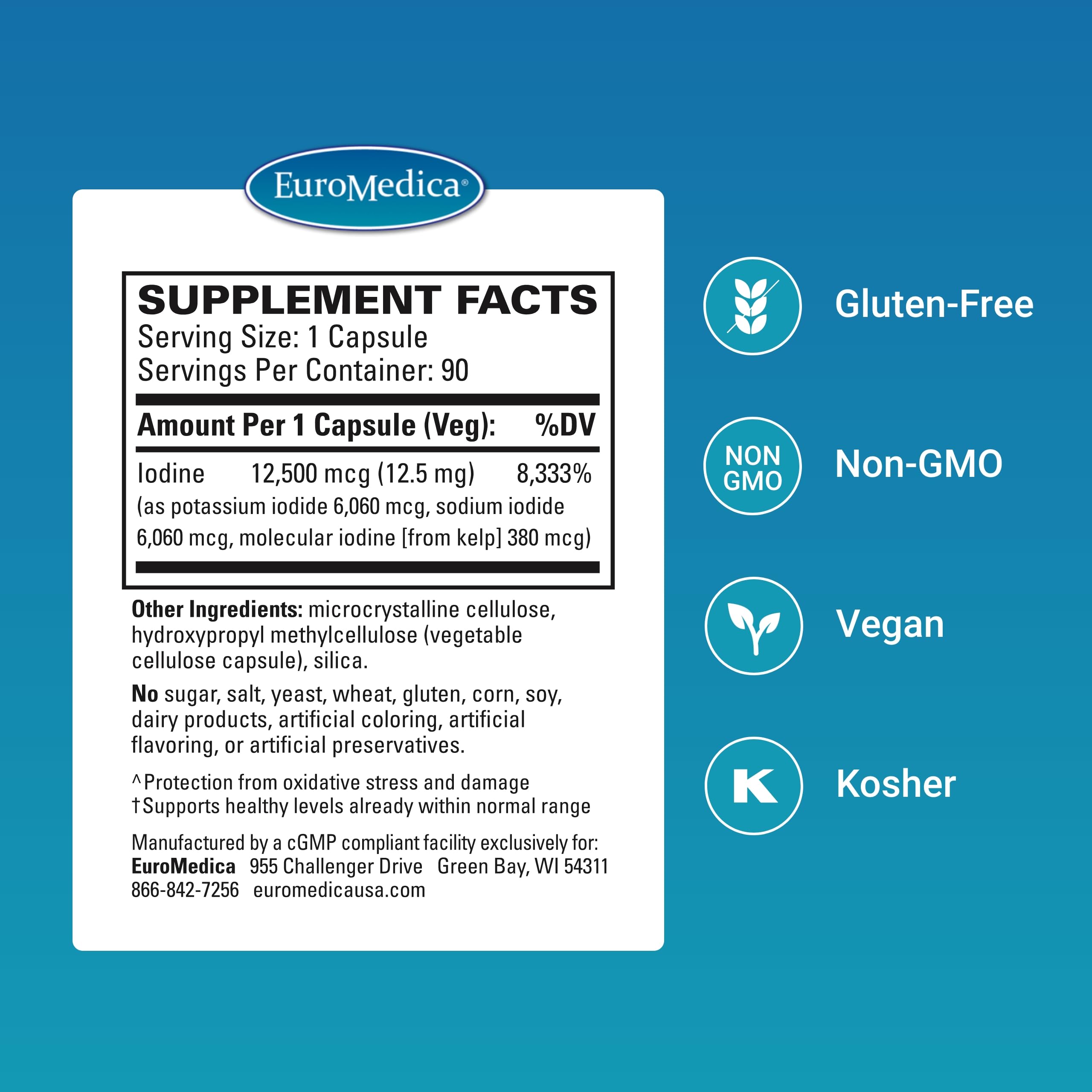 Close-up of Tri-Iodine capsule