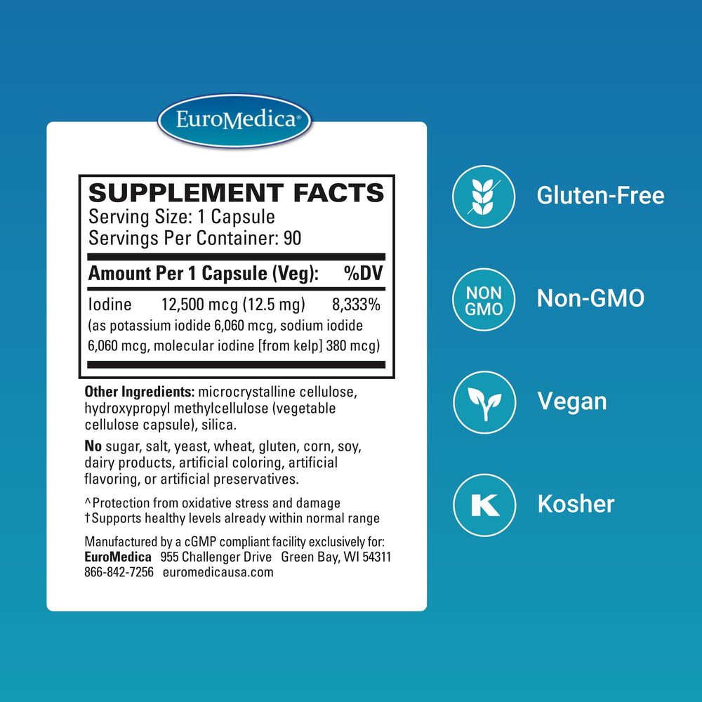 Close-up of Tri-Iodine capsule