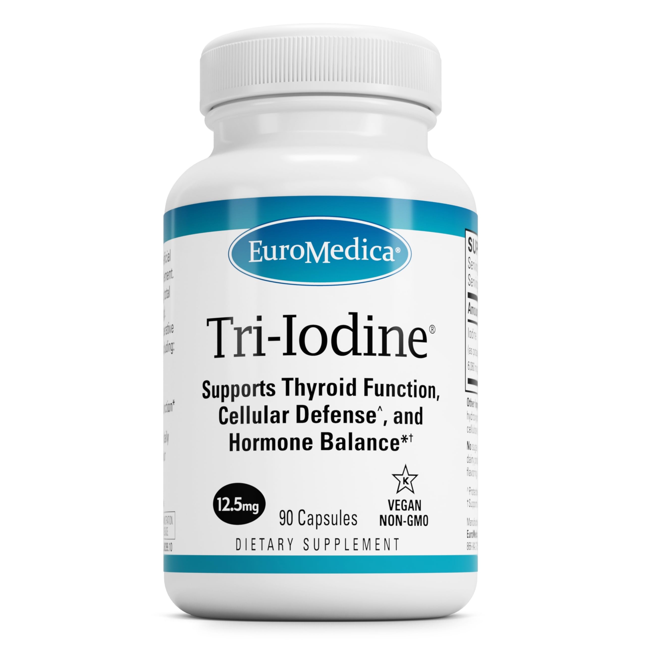 EuroMedica Tri-Iodine bottle label