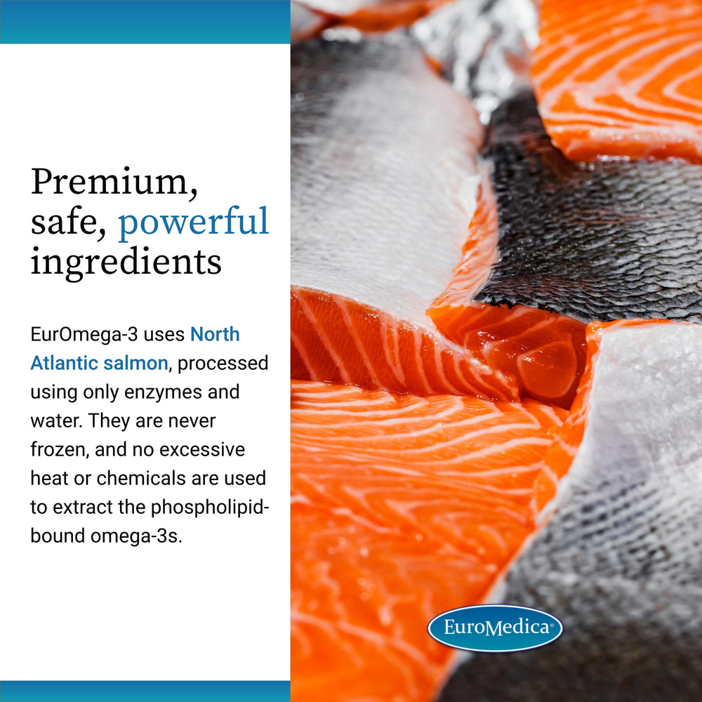 Brain and heart health support concept with EurOmega-3