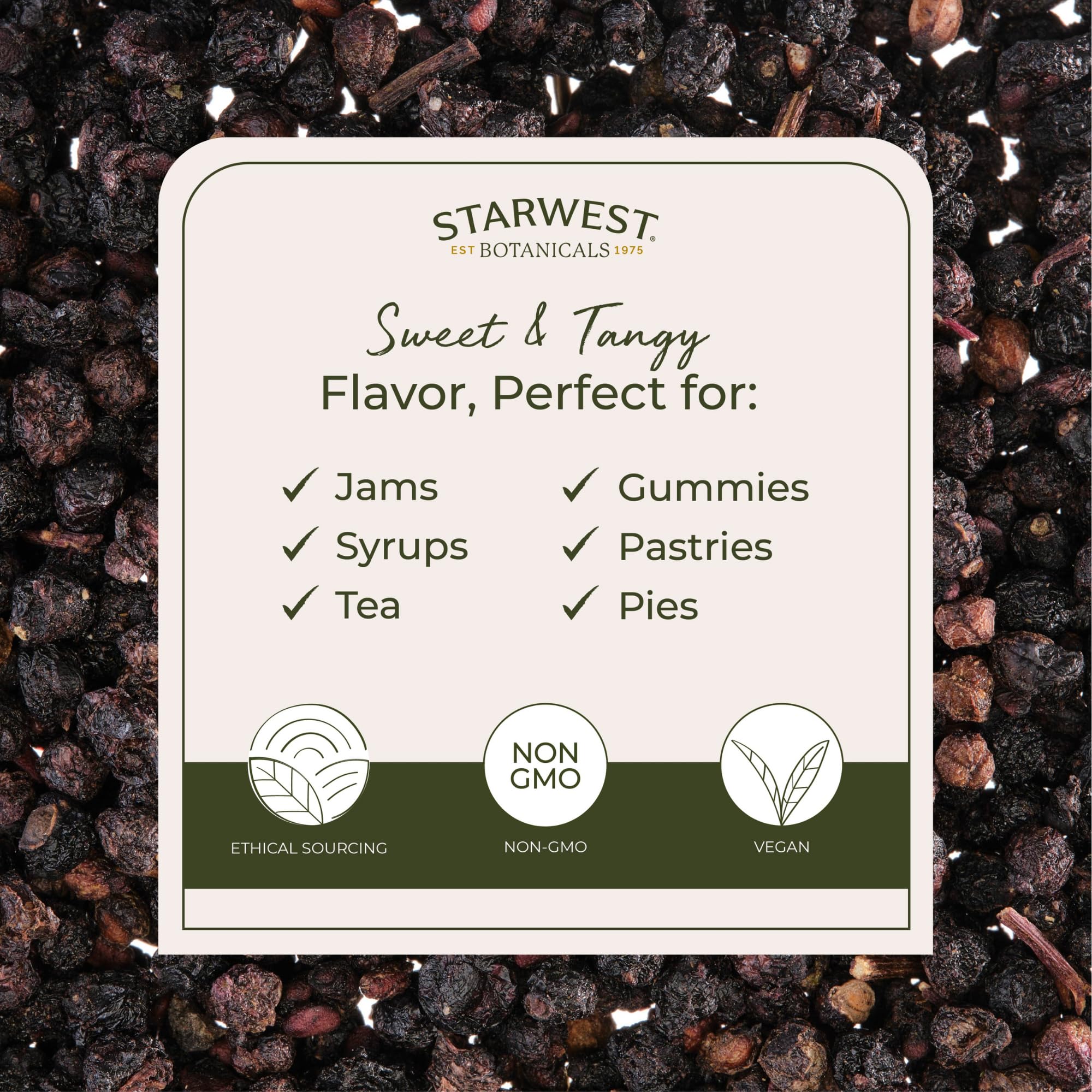 European Sambucus nigra elderberries from Croatia