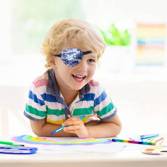 Eurzom 8-piece eye patches for kids – submarines pattern (cool style)