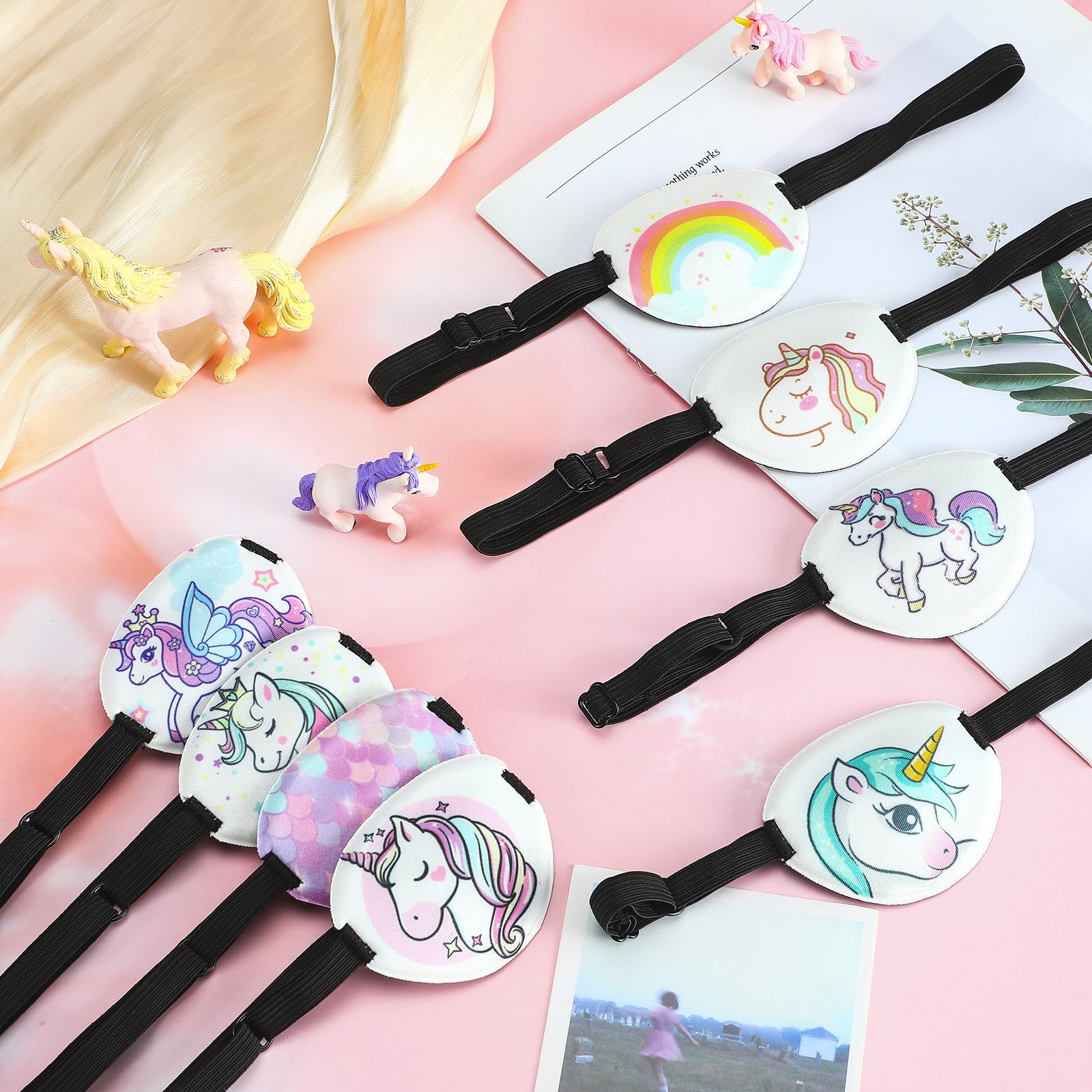 Unicorn eye patches suitable for Halloween and party outfits for kids