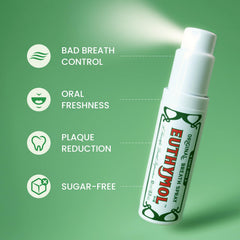 Close-up of EUTHYMOL Breath Spray nozzle