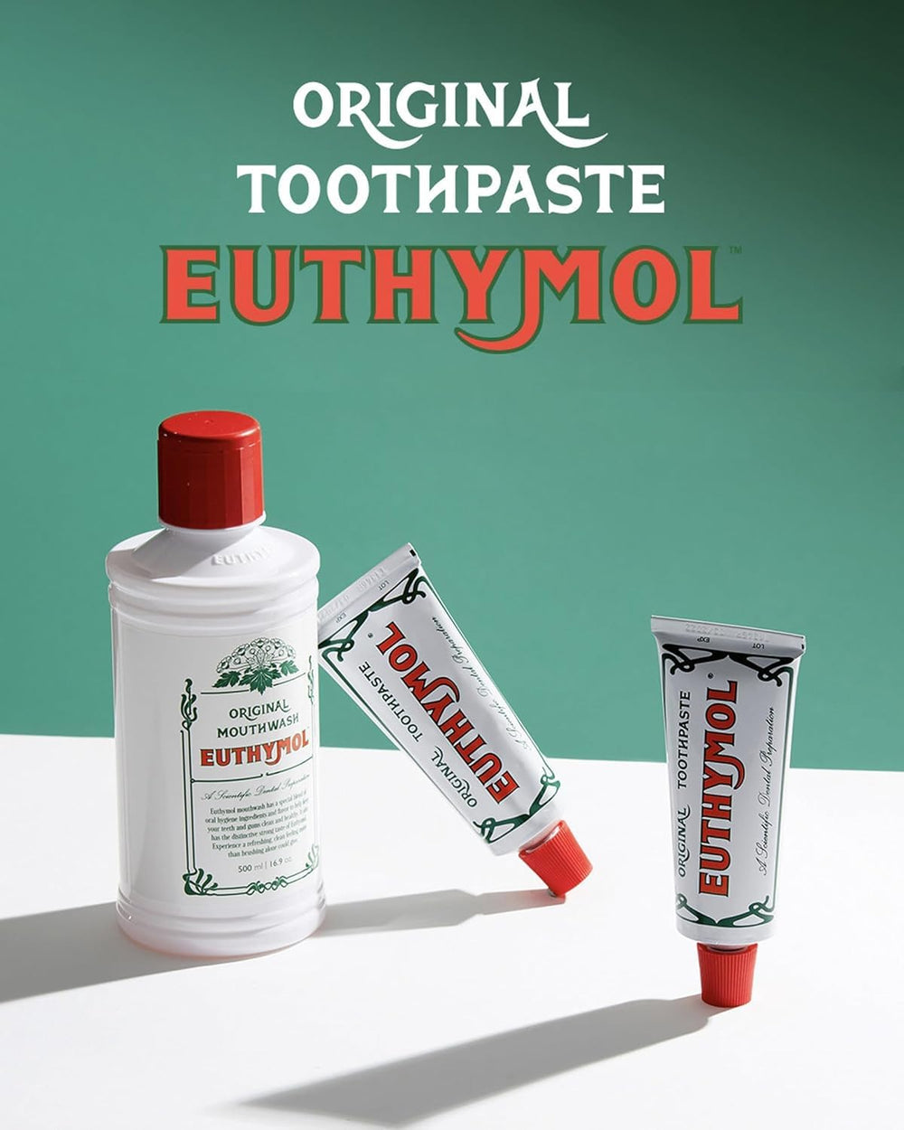 Graphic depicting 12-hour fresh breath with EUTHYMOL